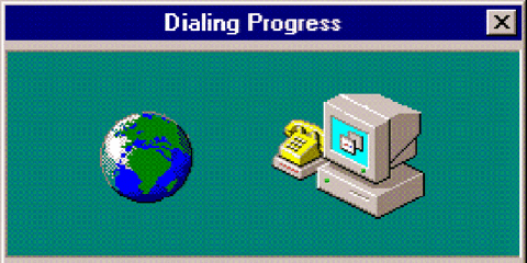 Windows 95 Dialup internet
